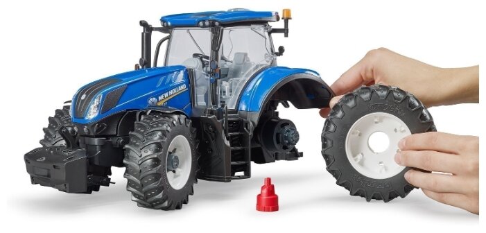 Фотография Трактор BRUDER New Holland T7.315 с погрузчиком 03-121