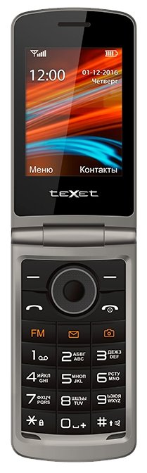 Цена Мобильный телефон TEXET TM-404 Anthracite