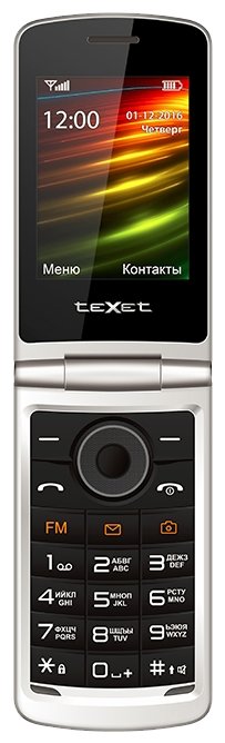 Мобильный телефон TEXET TM-404 Gold заказать