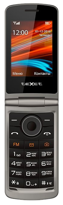 Картинка Мобильный телефон TEXET TM-404 Red