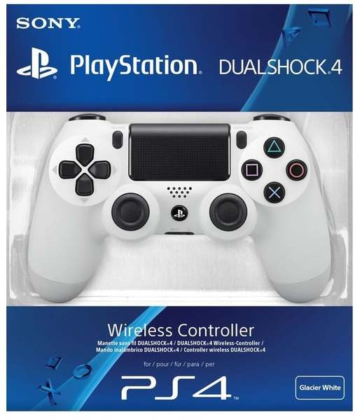 Картинка Геймпад Dualshock 4 v2 для SONY PS4 (CUH-ZCT2E) White