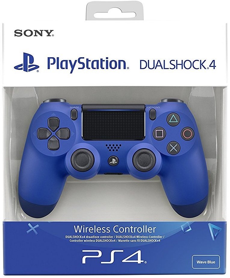 Картинка Геймпад Dualshock 4 v2 для SONY PS4 (CUH-ZCT2E) blue