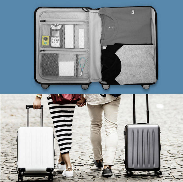 Фото Чемодан XIAOMI Mi Trolley 90 Points 20" Blue Aurora