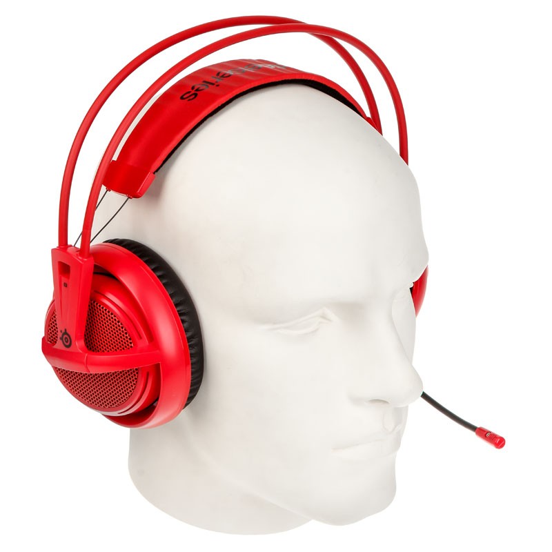 Фото Наушники STEELSERIES Siberia 200 Forged red