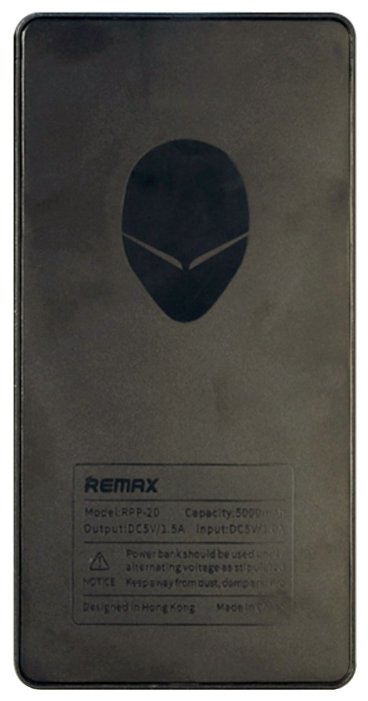 Фото Power Bank REMAX Alien Series RPP-20 5000mah Black