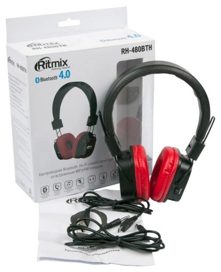 Фото Наушники RITMIX RH-480 BTH Black