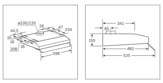 Картинка Вытяжка BOSCH DHU636CQ