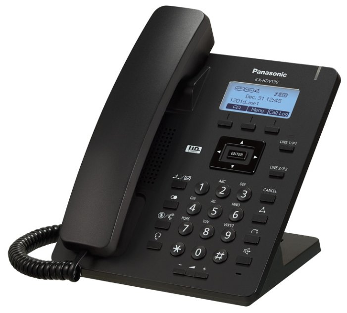 Фото Проводной SIP-телефон PANASONIC KX-HDV130RUB