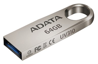 Фото USB накопитель ADATA DashDrive UFD 3.0 UV310 64Gb Silver