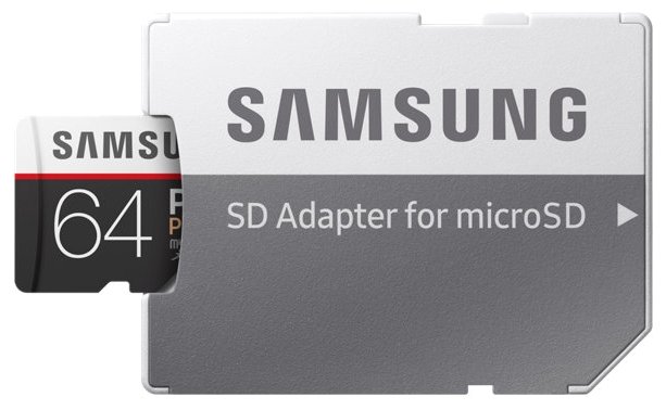 Цена Карта памяти SAMSUNG microSD PRO PLUS 64GB