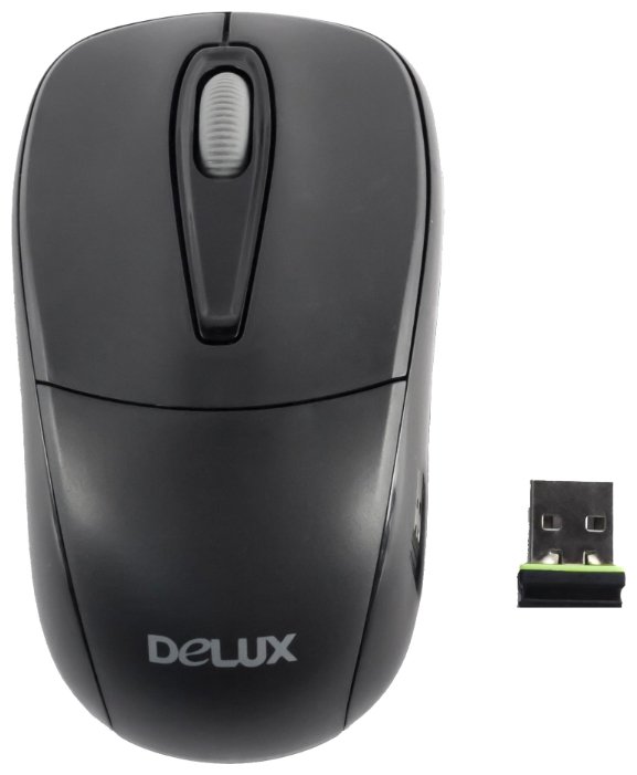 Фото Мышь DELUX DLM-105OGB Black