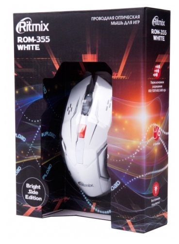 Мышь RITMIX ROM-355 White заказать