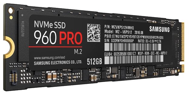 Фотография Жесткий диск SSD SAMSUNG 960 PRO MZ-V6P512BW 512 Gb