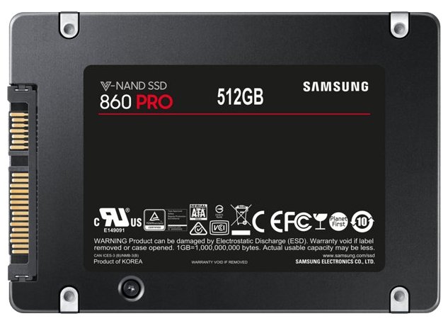 Цена Жесткий диск SSD SAMSUNG 860 PRO MZ-76P512BW 512 Gb
