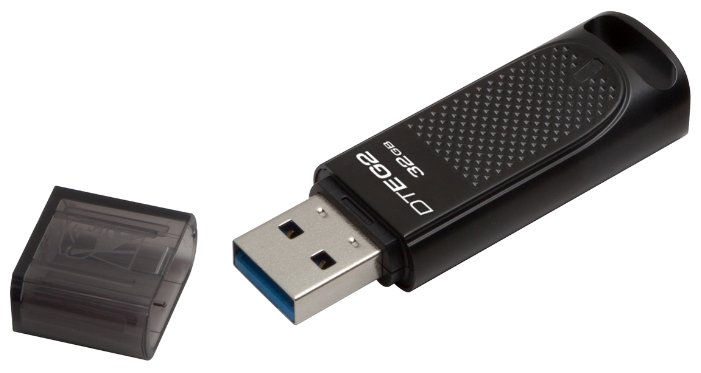 Картинка USB накопитель KINGSTON DTEG2/32Gb USB 3.1 Black
