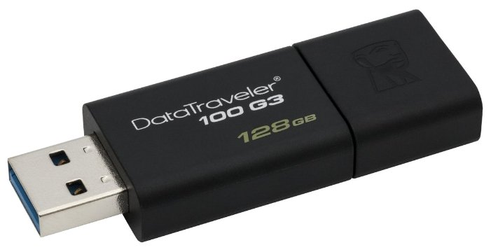 Картинка USB накопитель KINGSTON DT100G3/64Gb USB 3.0 Black