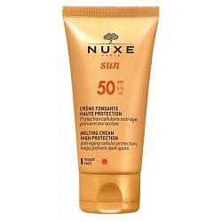 Крем солнцезащитный NUXE SUN для лица SPF 50 50 мл