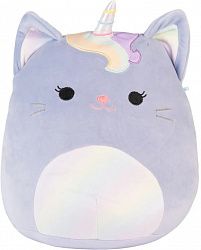 Мягкая игрушка Squishmallows 30 см Кошка-единорожка Кларисса 39 438