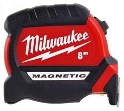 Рулетка MILWAUKEE 4932464600 Magnetic Tape Premium 8 м.