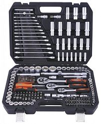 Набор инструментов ISMA 216пр.1/4''3/8''1/2''(6гр.)(4-32мм) (ISMA-38841)