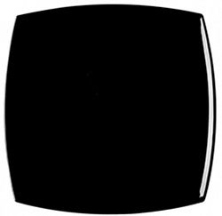 Подтарельник LUMINARC J0591 25 СМ QUADRATO BLACK (D7200) 1*24