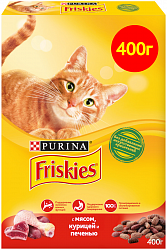 Корм для кошек PURINA Friskies Мясное ассорти 400 гр