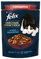 Корм для кошек PURINA Felix Мясные ломтики говядина 75 гр