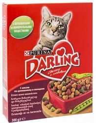 Корм для кошек PURINA Darling мясо/овощи 300 гр