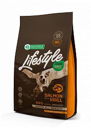 Корм беззерновой для щенков всех пород NP Lifestyle Grain Free Salmon with Krill Junior All Breeds 1.5kg беззер. корм для щенков всех пород
