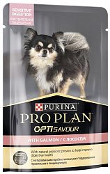 Корм для собак PURINA Pro Plan Adult с чувст.пищ. лосось 85 гр