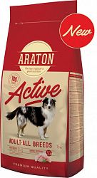 Корм для взрослых активных собак ARATON dog adult active 15 кг
