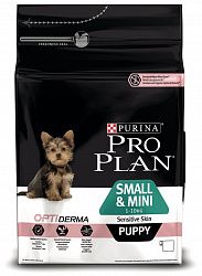 Корм для собак PURINA Pro Plan д/щенков мелк.пор. лосось/рис 3 кг