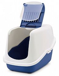 Туалет-био SAVIC Nestor с фильтром и дверцей, белый/синий A0227-0WCB (56x39x38,5)