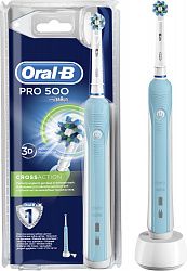 Зубная щетка BRAUN Oral-B Pro 500 Cross Action D16.513.U White (3756)
