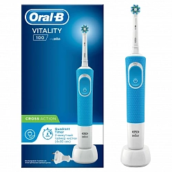 Зубная щетка BRAUN Oral-B Vitality CrossAction D100.413.1 Blue (3710)