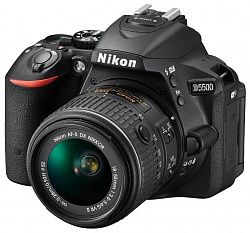 Зеркальная фотокамера NIKON D5500 Черный kit 18-55 VRII (DX)(942008)