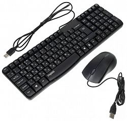 Клавиатура RAPOO N1850 Black + мышь
