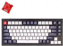 Клавиатура KEYCHRON Q1 QMK HotSwappable Gateron Phantom Red RGB Knob Black (Q1M1_KEYCHRON)