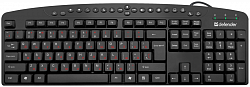 Клавиатура DEFENDER DEFENDER Atlas HB-450 RU,черный