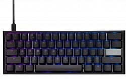 Клавиатура DUCKY One 2 Mini, Cherry Silent Red, RGB LED, UA/RU, Black-White (DKON2061ST-SRUPDAZT1)