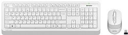 Клавиатура A4tech Fstyler FG1010S White USB + мышь