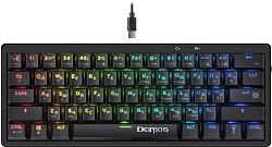 Клавиатура DEFENDER Deimos GK-303 RGB черная розовые свитчи