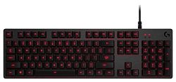 Клавиатура игровая Logitech G413 CARBON (механическая, красная подсветка)