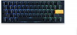 Клавиатура DUCKY One 2 Mini, Cherry Brown, RGB LED, UA/RU, Black-White (DKON2061ST-BRUPDAZT1)