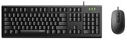 Клавиатура RAPOO X120PRO Black + мышь