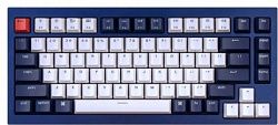 Клавиатура KEYCHRON Q1 QMK HotSwappable Gateron Phantom Blue RGB Knob Navy (Q1O2_KEYCHRON)