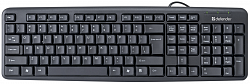 Клавиатура DEFENDER Element HB-520 B USB ENG/RUS/KAZ (45527)