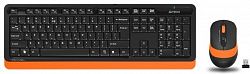 Клавиатура A4tech Fstyler FG1010 Orange USB + мышь
