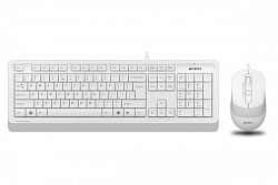 Клавиатура A4tech F1010-WHITE Fstyler USB +мышь