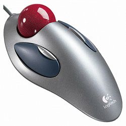 Мышь LOGITECH TrackMan Marble optical (910-000808) silver